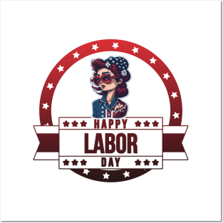 Happy labor day Posters and Art